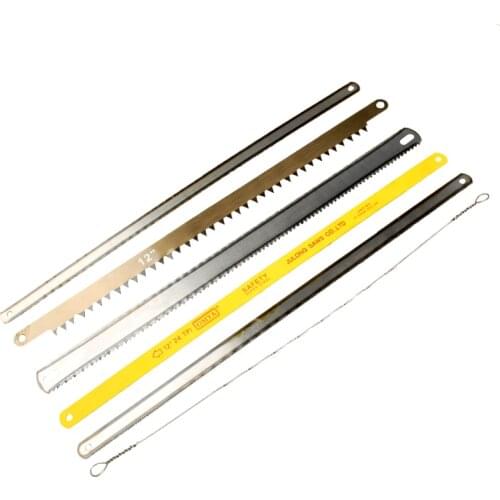 12 Inch Hacksaw Replacement Blades 300mm 24 TPI HSS Cutting Stainless Steel Iron Metal Wood Plastic Woodworking Tree Saw Blade