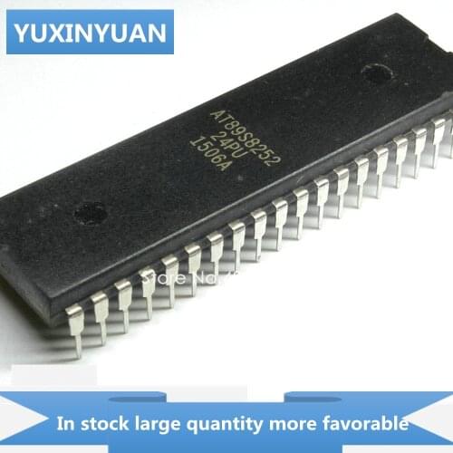 YUXINYUAN AT89S8252-24PU AT89S8252 24PU AT89S825224PU 89S8252-24PU DIP40 in stock in stock