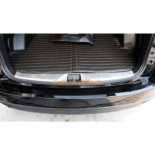 For Subaru Forester 2013 2014 2015 2016 2017 Car Sticker Inner Inside Rear Bumper Trim Frame Scuff Sill Trunk Plate Pedal 1pcs