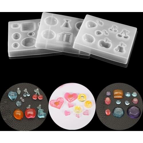 1Pcs Candy Heart Fruits Pendant Silicone Mold Jewelry Decorative Crafts UV Epoxy Resin Molds For DIY Jewelry Making Tool