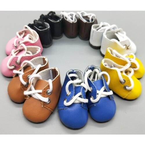 10Pairs/Lot 5.2CM Doll Accessories Shoes For Doll 14inch