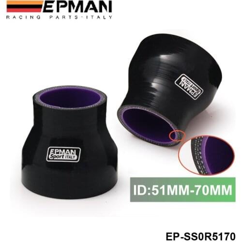 2"-2.75" 51mm-70mm STRAIGHT SILICONE REDUCER HOSE For Ford Mustang 86-93 GT LX Cobra 5.0 EP-SS0R5170