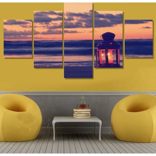 5 Piece Canvas Wall Pictures Modern Decoration Painting On Canvas Abstract Wedding Decorative Paint On Canvas Prints (No Frame)