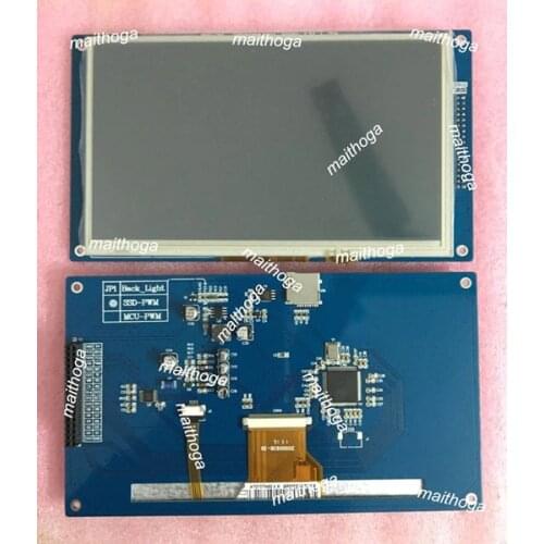 7.0 inch 34P TFT LCD Touch Screen with Adapter Board AT070TN92 SSD1963 IC XPT2046 16Bit Parallel Interface 800*480