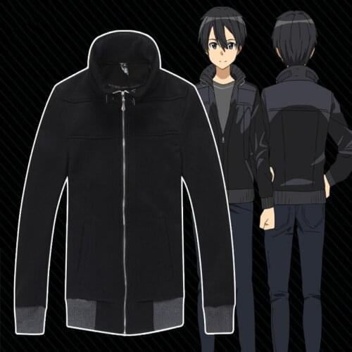 Anime SAO Sword Art Online Cosplay Costume Kirigaya Kazuto Cosplay Costume Halloween Carnival Party Kirito Coat Cosplay Costume