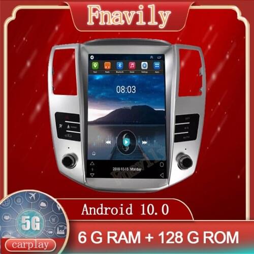 Android 10 Car Radio For lexus RX RX300 RX330 RX350 RX400 RX450 Autoradio Dvd Player GPS Navigation Vertical Screen Tesla Style