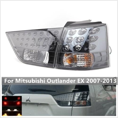 Rear Tail Lights For Mitsubishi Outlander EX 2007-2013 Car Rear Bumper Stop Brake Taillight Head Light Tail Lamp