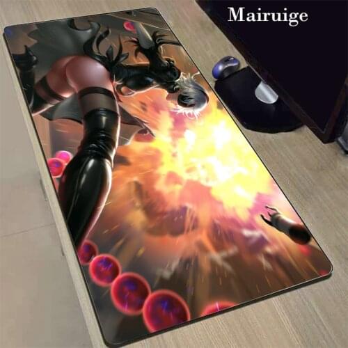 Mairuige NieR Automata Anime Speed Locking Edge Large Natural Rubber Mouse Pad Waterproof Game Desk Keyboard Mat for LOL Dota