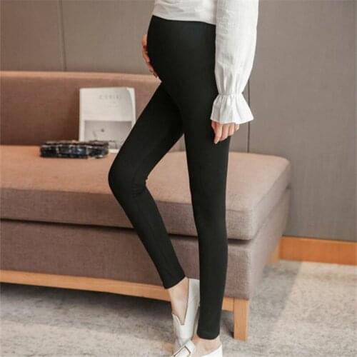 Pregnant women leggings Summer new premama pregnant clothes Elastic High Waist leggings nine Slim pregnant women pants maternity