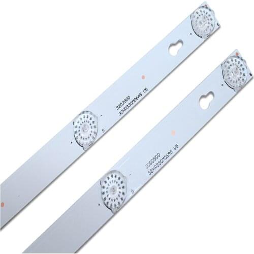 New 50 PCS/lot LED Backlight Strip for Thomson 32HB5426 LVW320CS0T Toshiba TCL 32L2600 32L2800 32L2900 L32S4900S 32D2900 32D100