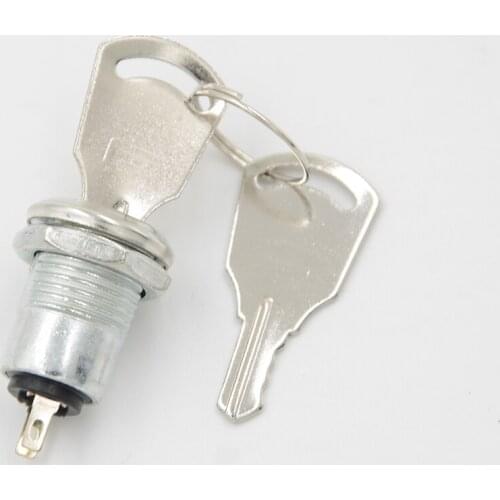 New Electronic Key Switch KS-02 KS02 Electronic With Keys Silver Key Switch ON/OFF Lock