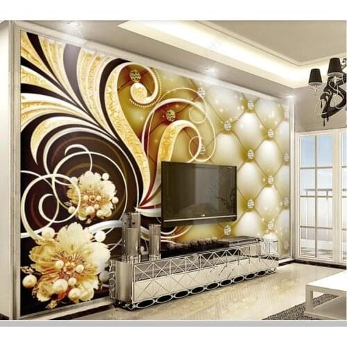 Papel de parede Royal Diamond Soft Pack Background luxury 3d wallpaper mural,living room tv wall bedroom wall papers home decor