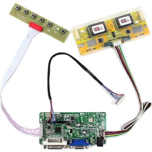DVI+VGA LCD controller board for 12.1inch A121EW02 V0 1280*800 Lcd screen