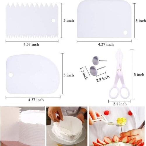 75 Pcs Set Cake Decorating Tools Cake Piping Bag Pastry Bag Pastry Nozzles Russian Turntable Spatula Scraper Baking Accessories