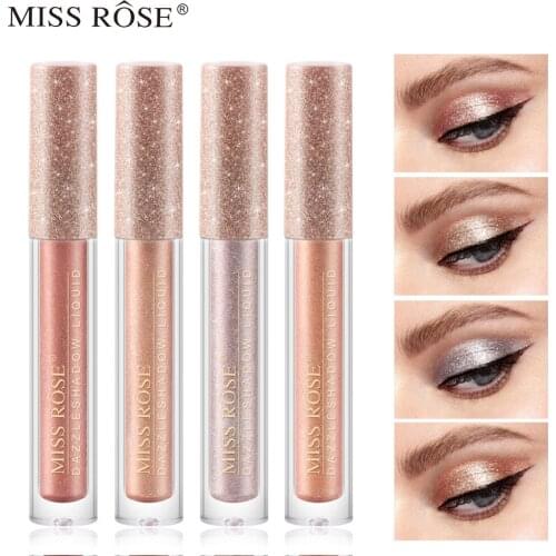 Lazy person pearl monochromatic liquid eye shadow makeup glitter glitter 12 color eye shadow liquid