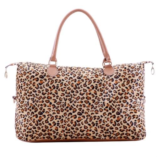 Women Leopard Print Handbags Fashion Casual Large Capacity Zipper Plaid Milk Bags For Female Ladies Pu Leather Totes