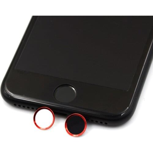 Aluminum Touch ID Home Button Sticker For Iphone 5s 5 Se 4 6 6s 7 Plus Phone Stickers With Fingerprint Identification