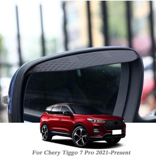 Car Rearview Mirror Rain Eyebrow Auto Shield Snow Guard Sun Side Visor Shade Protector For Chery Tiggo 7Pro 2021-2023 Accessory