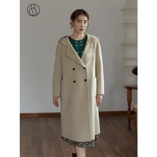 DUSHU Women's Hooded Coats