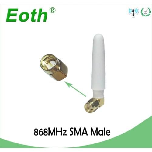 GSM 868MHz 915MHz antenna 3bdi SMA Male Connector GSM antena 868 MHz 915 MHz antenne white small size antennas for Lorawan