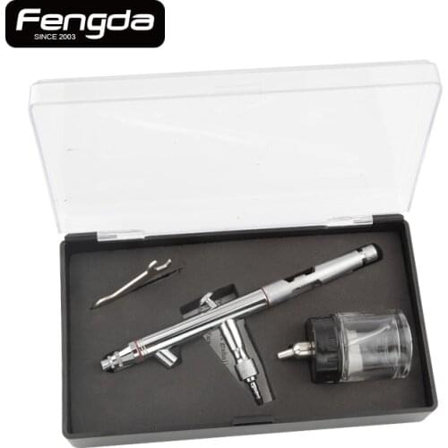 FENGDA BD-182 double action airbrush suction feed spray gun face body painting tattoo hand tools nail art cake decoration