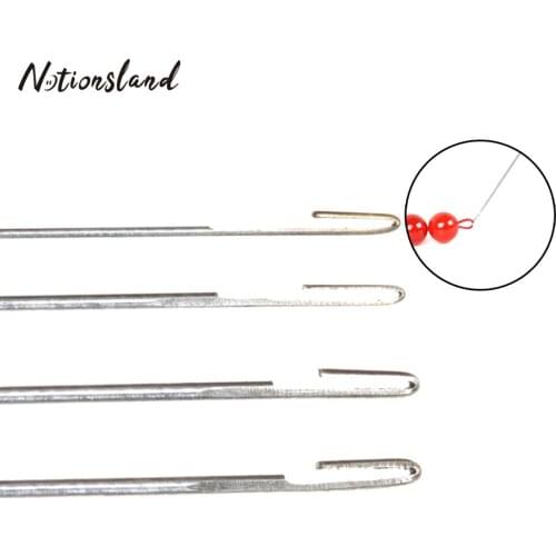 10pcs Stainless Steel Beading Needles for Beads Pins Jewelry Bracelets Handmade Making beads DIY Accessories