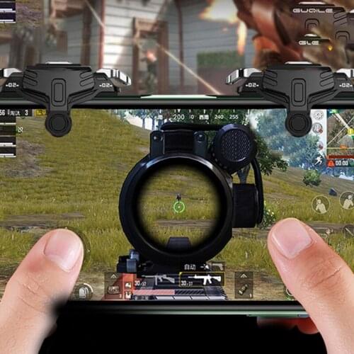 2021 New Mobile Game Controller L1 R1 Fist Shooter Gamepad Joysticks Trigger Grip Compatible with Pubg Phone Game Controller