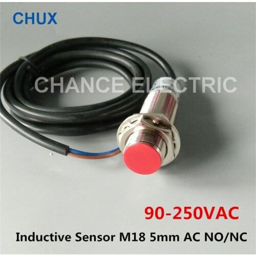 Inductive Proximity Sensor Switch AC 220V NO NC 2wires IM18-5-ACA ACB Electric Equipment 5mm Detect Distance Position Switch