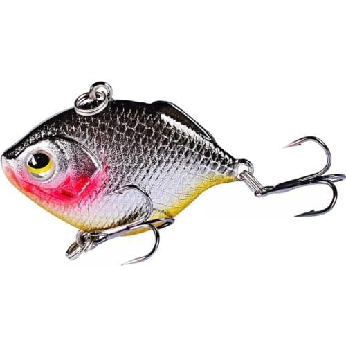 Plastic VIB Lures 4.5cm 8.5g vivid Vibrations Spoon Lure Fishing bait Bass Artificial Hard Bait Cicada lure VIB Bait 3D Eyes 30