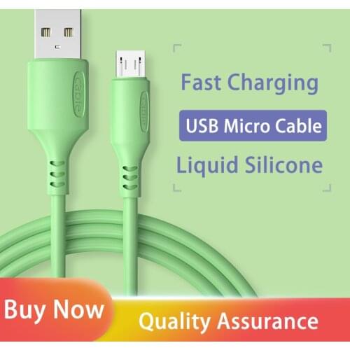 Kebiss Micro USB Cable 3A Silica Gel Fast Charging USB for Samsung Xiaomi HTC USB Charger Data Cable Mobile Phone Cable
