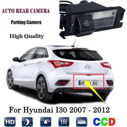 Rear View Camera For Hyundai I30 2007 - 2012 CCD Night Vision Reversing RCA Camera /license plate camera/backup Camera