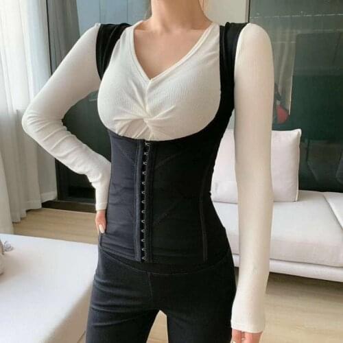 Waist Trainer Women U Collar Slimming Belly Sheath Corset Modeling Strap Body Shapewear