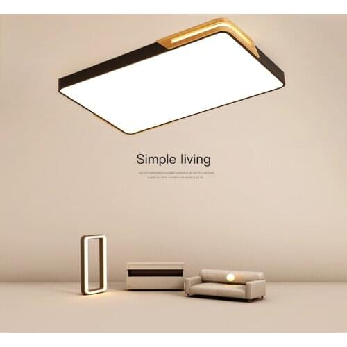 Round/Square/Rectangle LED Chandelier Light For Living Study Room Bedroom Foyer Hall Wardrobe Indoor Kitchen Warm Home Lamp
