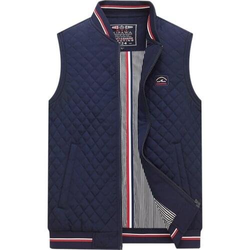 2021 New Arrival Kenty Shark Vest Male Cotton Liner Warm Vests Men Brand Jackets Sleeveless Plus Size 4XL Waistcoats Mens Vests