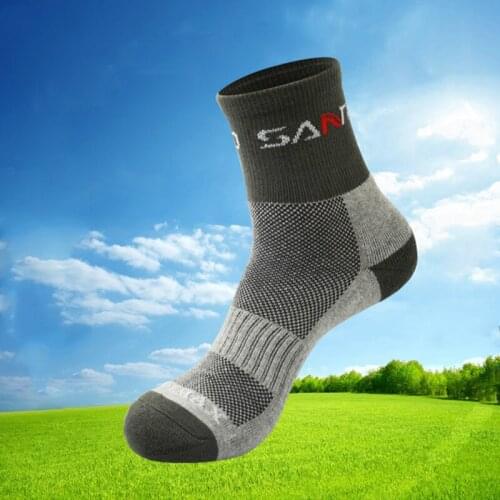 High quality Quick Drying Men Coolmax Socks Outdoor Sports Hiking Camping Cycling Socks Half Thick Running Socks Thermosocks