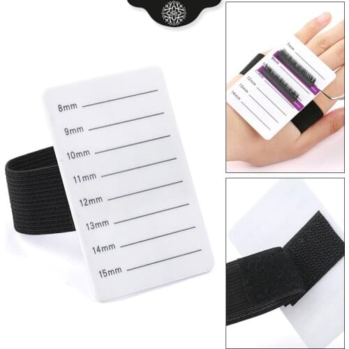 Acrylic Fake Eyelash Tray Strip Stand Lashes Display Extensions Graft Palette Glue Pad Eyelash Extension Makeup Tool Accessories