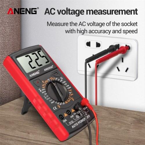 Portable Voltmeter Power Factor LCD Display 1999 Counts Digital Multimeter Electric Energy Ammeter Voltmeter