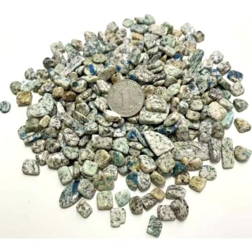 Drop Shipping 100g Size Natural Feldspar and Mica Azurite Tumbled Crystal Gravel Stones Healing Stones