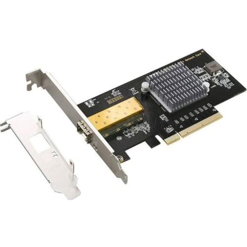 10 Gigabit PCIE Network Card for 82599 Server Optical Fiber Desktop PCI-E X8 LAN Adapter SFP 10Gbit Network Card