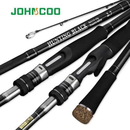 Carbon Fishing Rod 2.7m 3.0m H MH Power 10-45g Baitcasting Rod Sea Bass Inshore Fishing rod 3 Sections Spinning Rod Sea Fishing