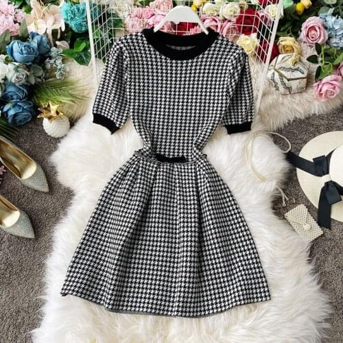 VOXYMOVOXY Fashionable Dresses In A Cage