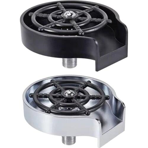 1 Piece Kitchen Sink Glass Rinser Bar Pitcher Wash Cup Cleaner Tool for Hotel Bar Coffee Milk Tea Cup Automatic Washer