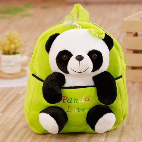 1Pcs Panda Plush Backpack Bags Plush Toys for Children Student Girl Boy Kid Bags Kawaii Stuffed Plush Doll Birthday Party Gifts