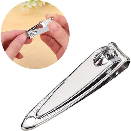1Pc Portable Stainless Steel Nail Scissors Nail Toe Cuticle Cutter Trimmer Scissor Manicure Pedicure Tool Fingernail Clipper 225
