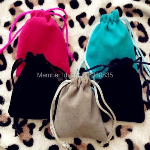 100pcs/lot CBRL velvet drawstring jewerly bag/pouch for cosmetic/earphone/watch,Size can be customized,Various colors,wholesale