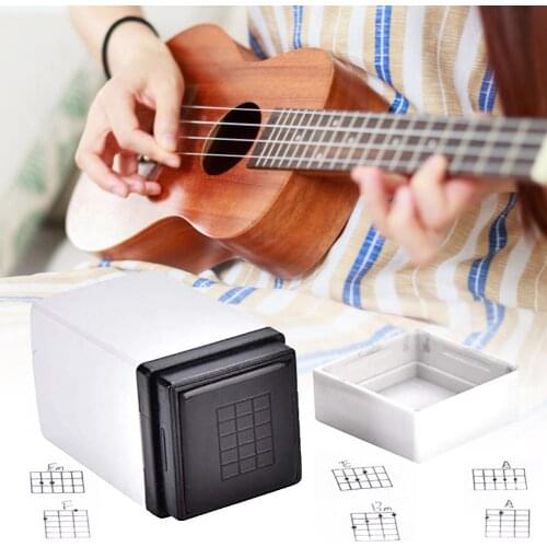 Guitar Ukulele Chords Stamp Accessories Classic Guitar Mandolin Chord Print Stamp Signet Tool for Beginner Teacher Songwriter