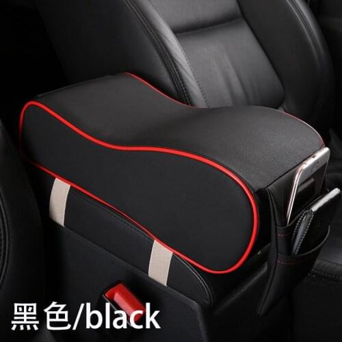 Auto Center Console Armrest Pillow, Memory Foam Car Armrest Cushion with Phone Holder Storage Bag Universal Fit for Most Car