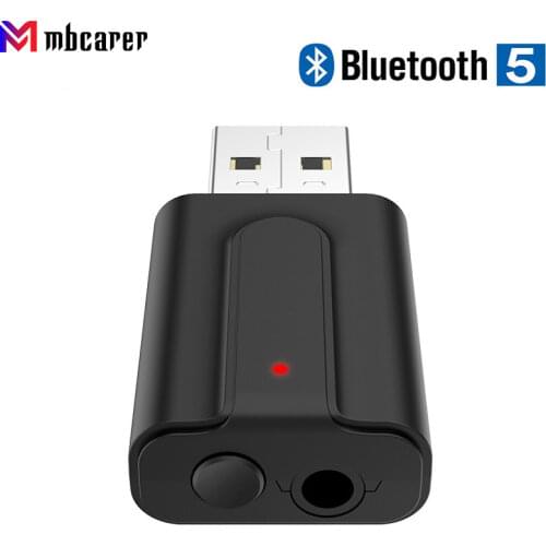 Bluetooth-compatible 5.1 Audio Receiver Transmitter Mini 3.5mm Jack AUX USB Stereo Music Audio Wireless Adapter for TV Car PC