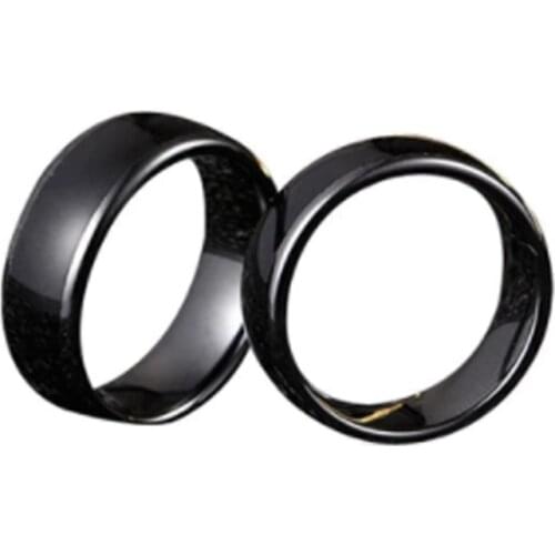 2021 125KHZ or 13.56MHZ Black RFID Ceramic Intelligence Key Ring