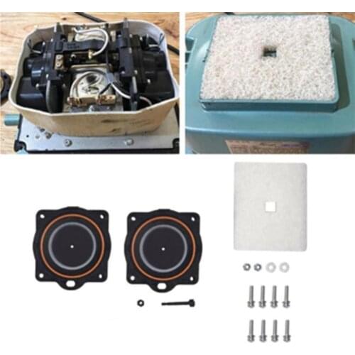 Air Pump Diaphragm Rebuild Repair Kit FOR HP- 60 & HP-80 Linear Air Pumps Air Valves Filter Element Screw Clamp Washer